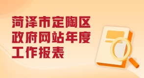 菏澤市定陶區(qū)政府網(wǎng)站年度工作報(bào)表